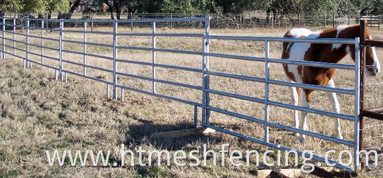High quality livestock horse yard panel galvanized portable cattle fence corral panels for sale